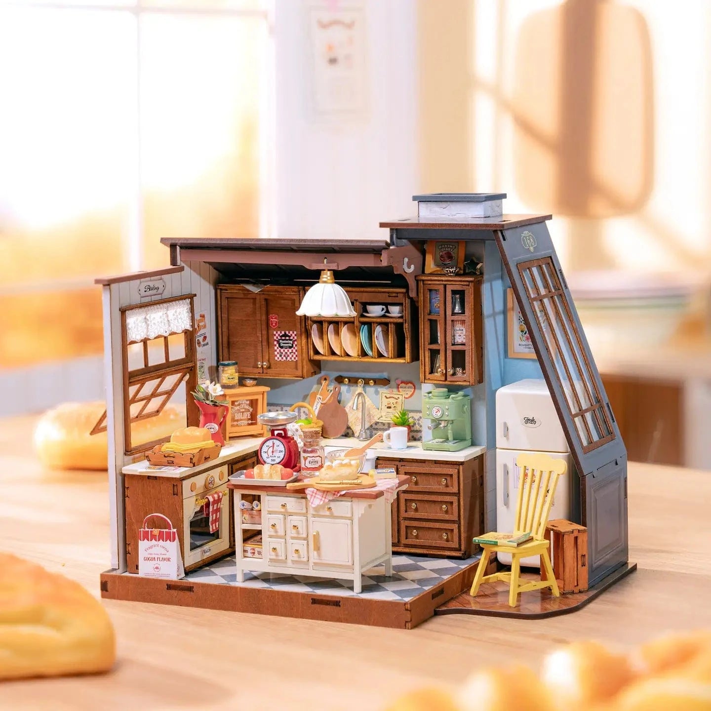 Diy Miniature House DG172 Kit: Baking Kitchen Hands Craft Lil Tulips