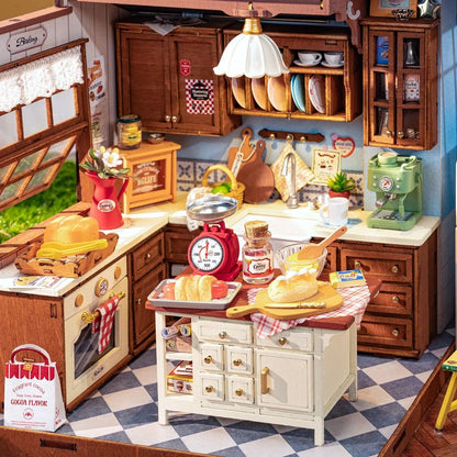 Diy Miniature House DG172 Kit: Baking Kitchen Hands Craft Lil Tulips