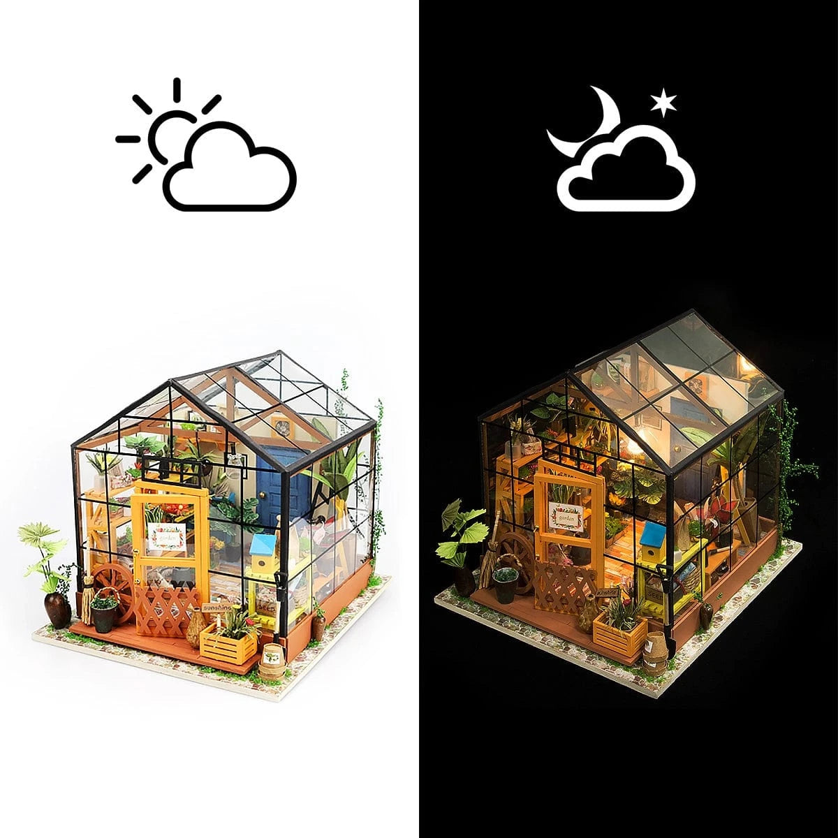 Diy Miniature House Kit: Cathy's Flower House Rolife Lil Tulips