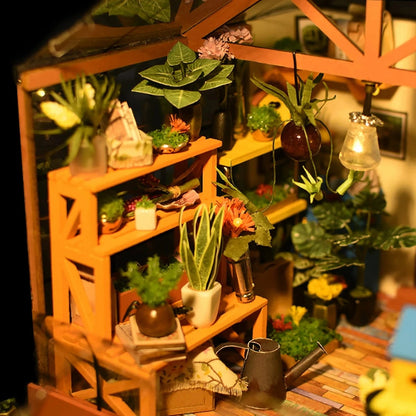 Diy Miniature House Kit: Cathy's Flower House Rolife Lil Tulips