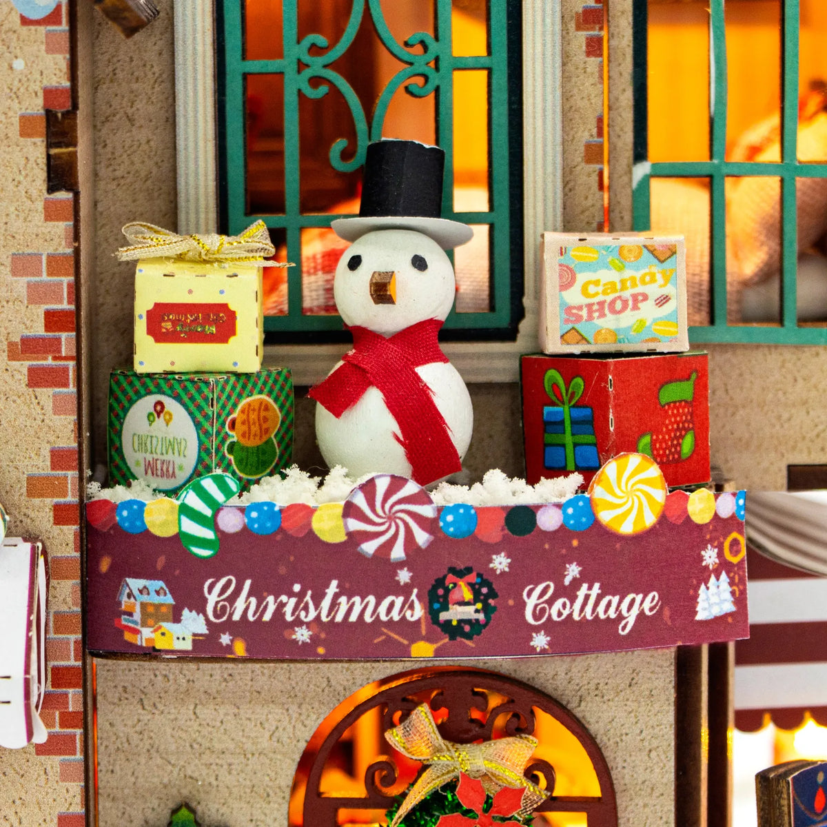 Diy Miniature House Kit: Christmas Cottage Hands Craft Lil Tulips
