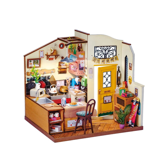 Diy Miniature House Kit: Cozy Kitchen Rolife Lil Tulips