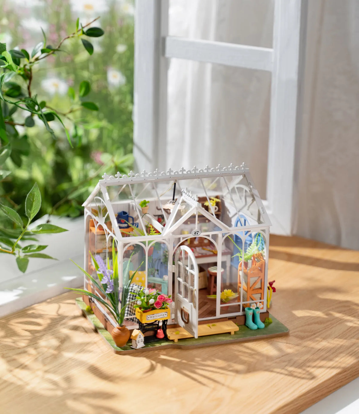 Diy Miniature House Kit: Dreamy Garden House Hands Craft Lil Tulips