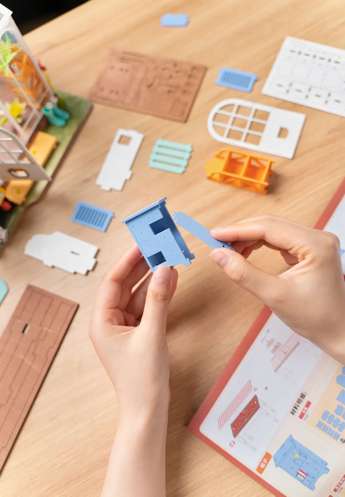 Diy Miniature House Kit: Dreamy Garden House Hands Craft Lil Tulips