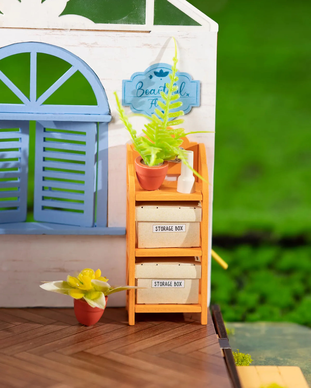Diy Miniature House Kit: Dreamy Garden House Hands Craft Lil Tulips