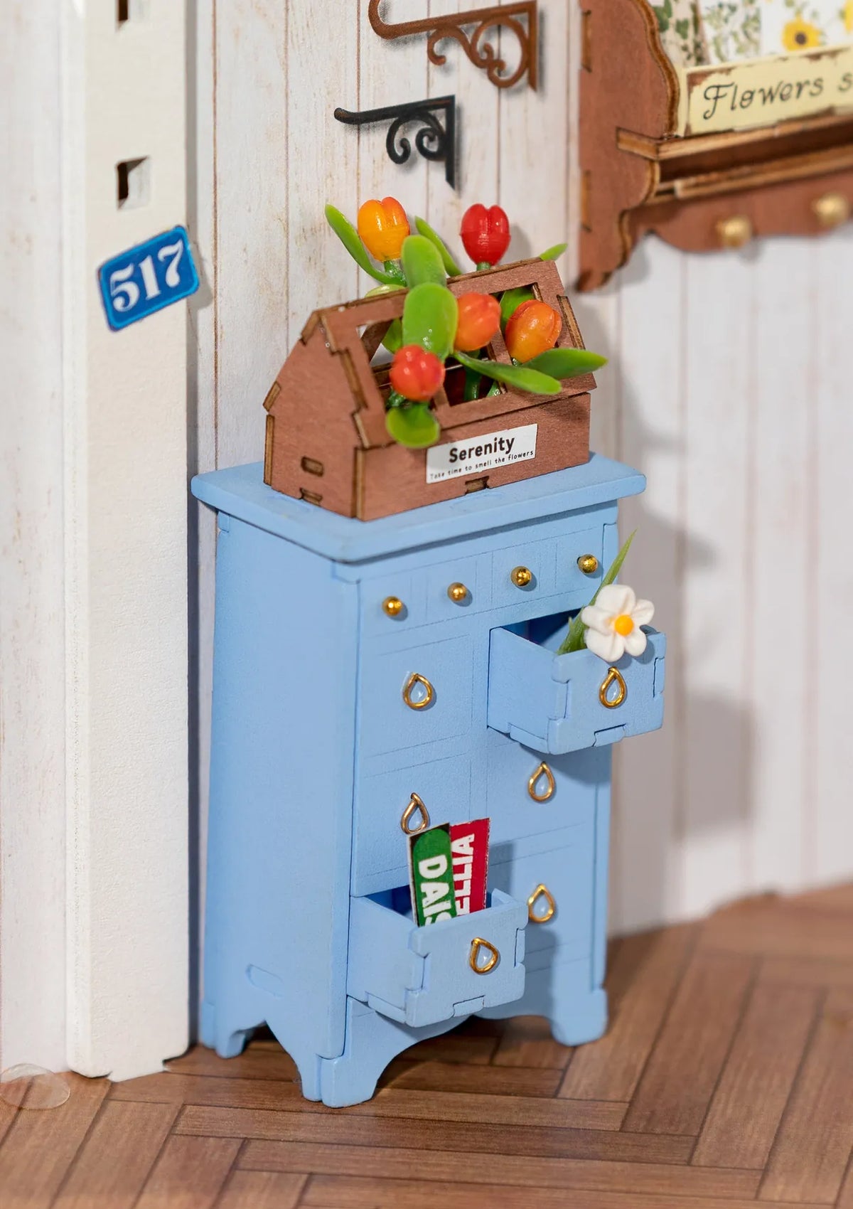 Diy Miniature House Kit: Dreamy Garden House Hands Craft Lil Tulips