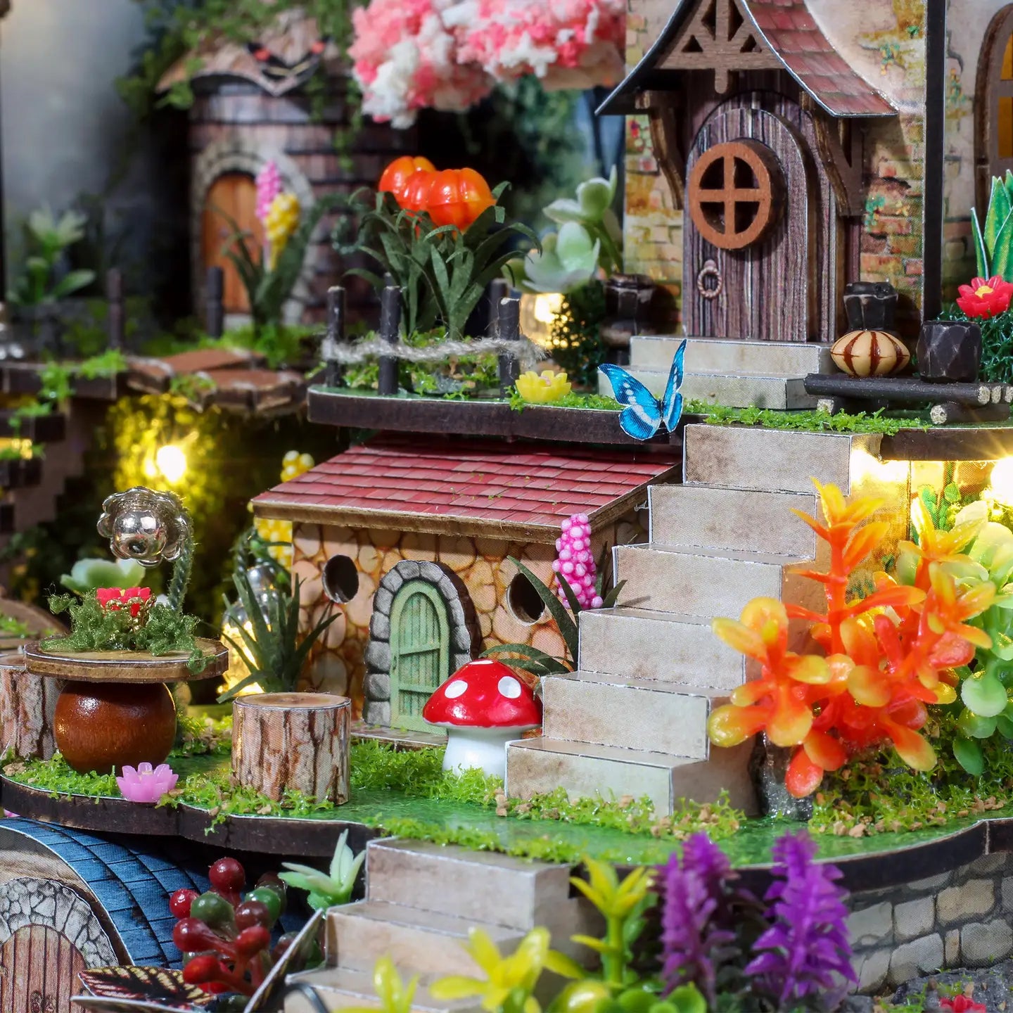 Diy Miniature House Kit: Fairy House Hands Craft Lil Tulips