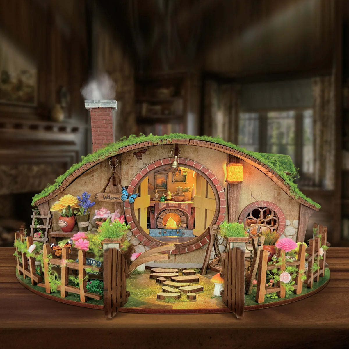 Diy Miniature House Kit: Fern Hollow Hands Craft Lil Tulips