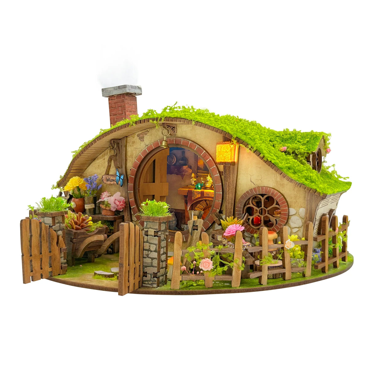 Diy Miniature House Kit: Fern Hollow Hands Craft Lil Tulips