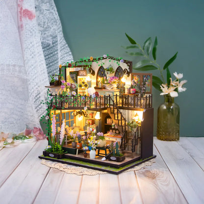 Diy Miniature House Kit: Garden Loft Hands Craft Lil Tulips