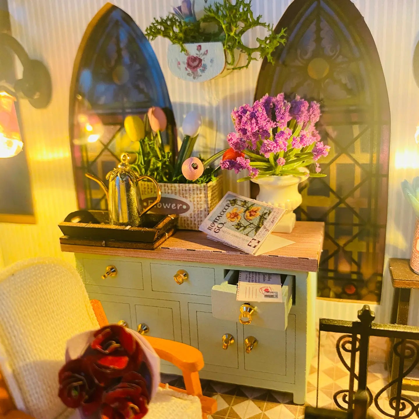 Diy Miniature House Kit: Garden Loft Hands Craft Lil Tulips