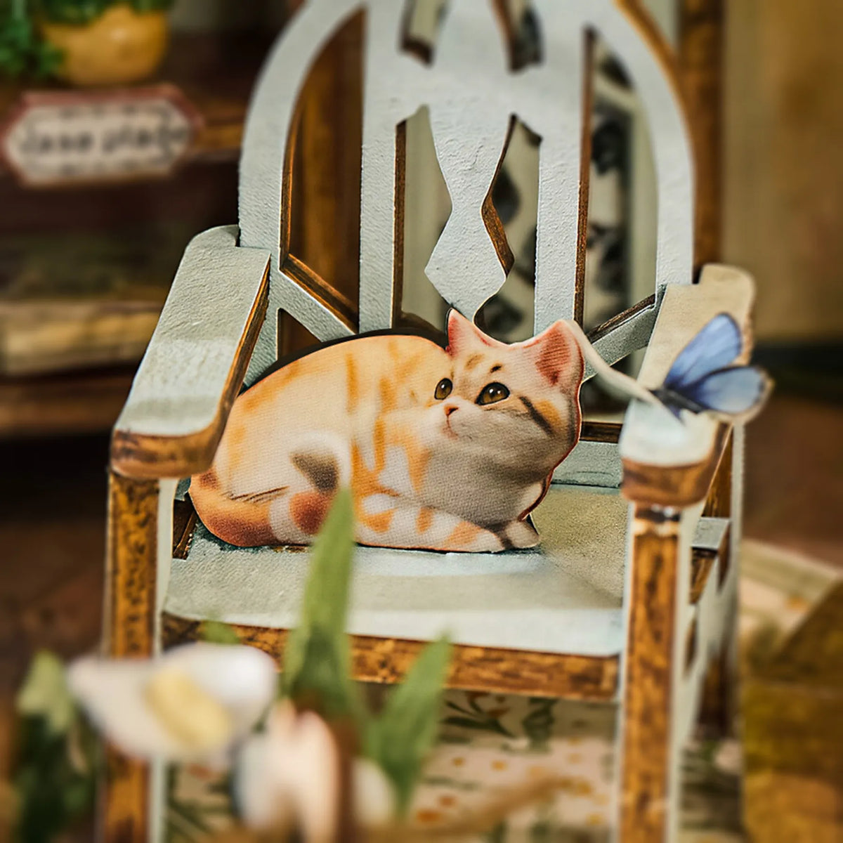Diy Miniature House Kit: Garden Retreat Hands Craft Lil Tulips