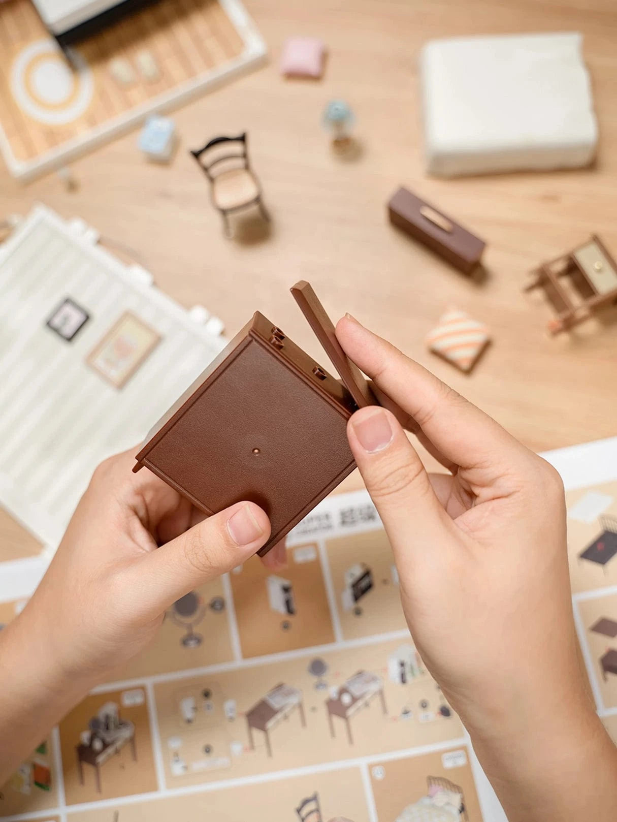 Diy Miniature House Kit: Happy Meals Kitchen Rolife Lil Tulips