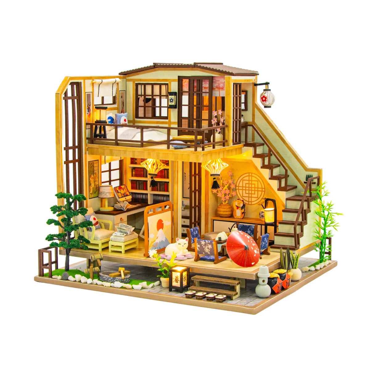 Diy Miniature House Kit: Hikari House Hands Craft Lil Tulips
