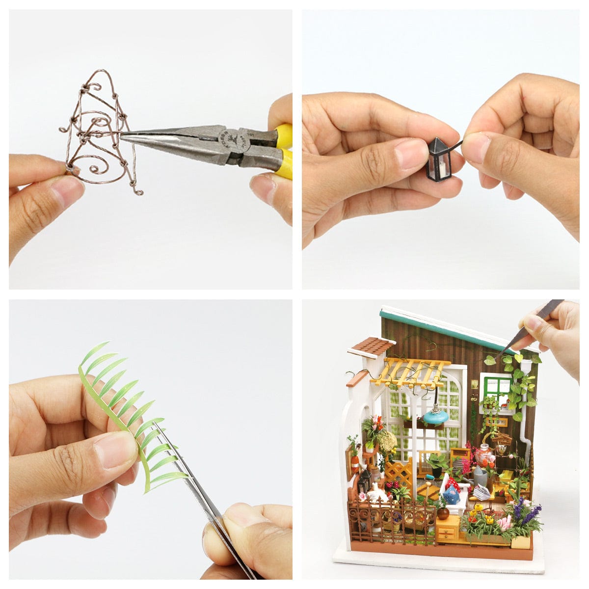 Diy Miniature House Kit: Miller's Garden Rolife Lil Tulips