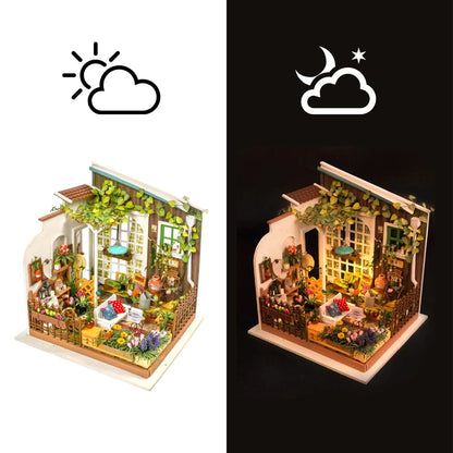 Diy Miniature House Kit: Miller's Garden Rolife Lil Tulips