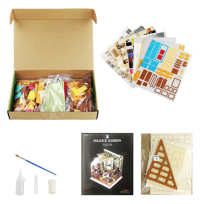 Diy Miniature House Kit: Miller's Garden Rolife Lil Tulips