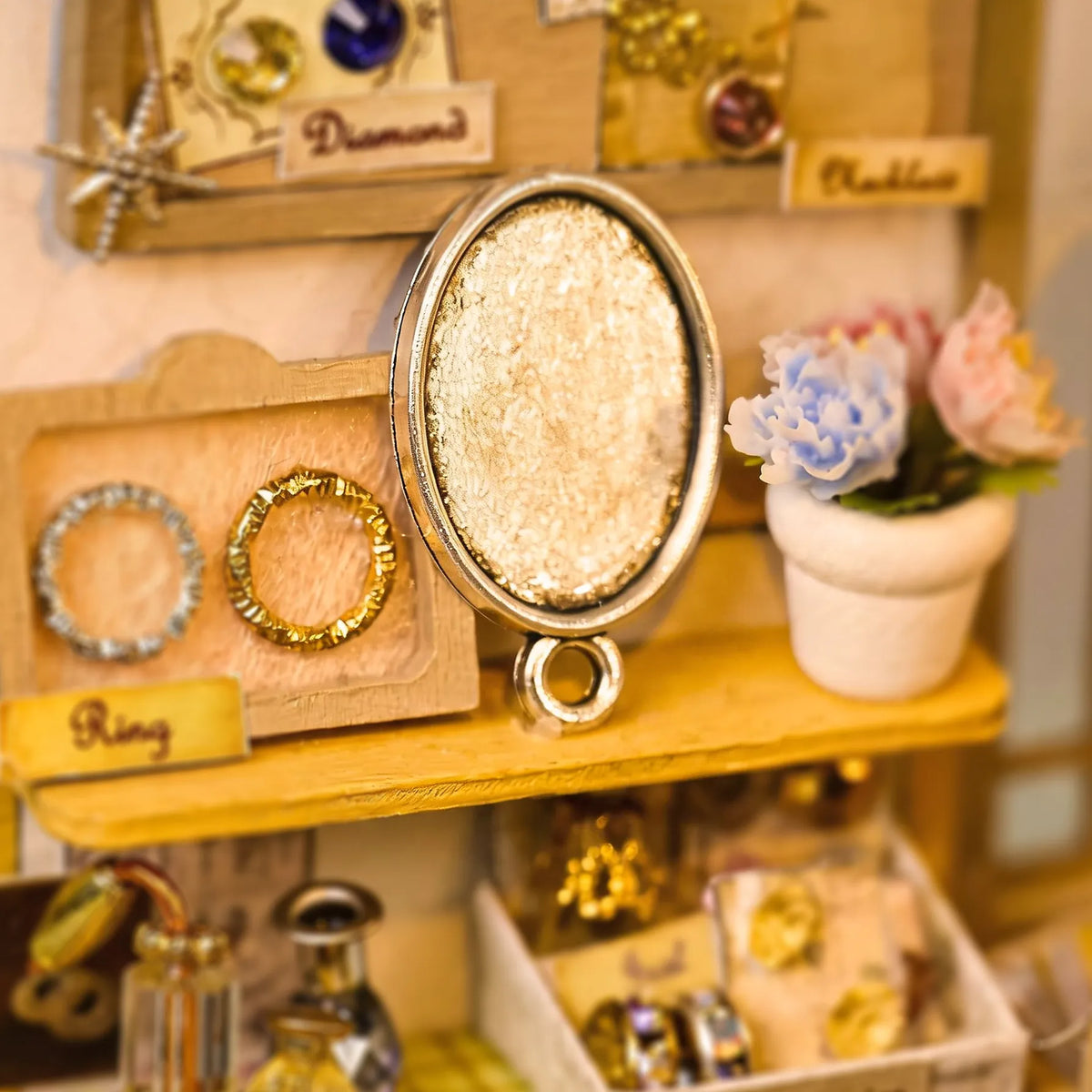 Diy Miniature House Kit: Royal Jewel Boutique Hands Craft Lil Tulips