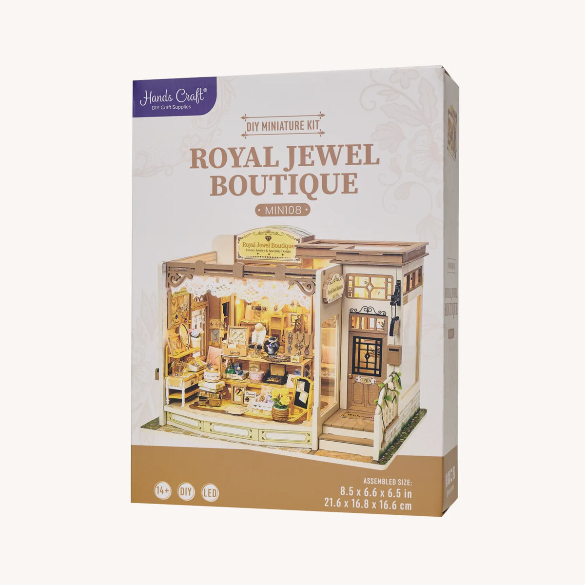 Diy Miniature House Kit: Royal Jewel Boutique Hands Craft Lil Tulips