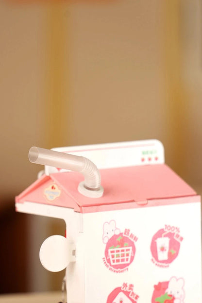 Diy Miniature House Kit: Strawberry Milk Box Rolife Lil Tulips
