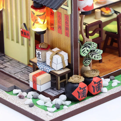 Diy Miniature House Kit: Sushi House Hands Craft Lil Tulips