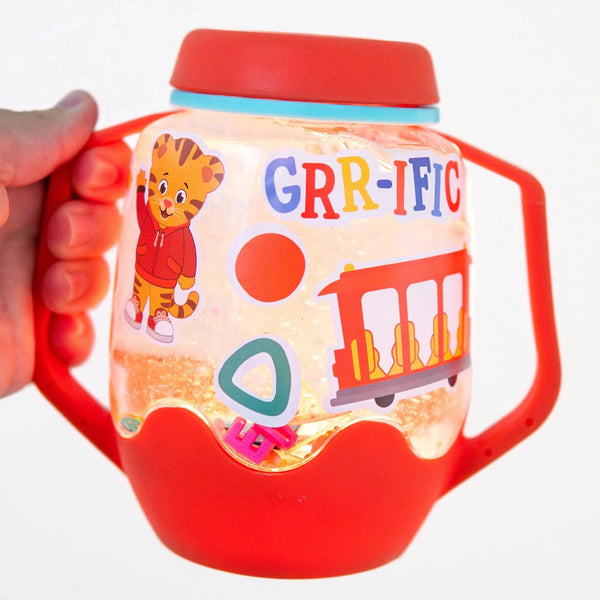 DIY Sensory Jar Gift Set - Daniel Tiger's Neighborhood Glo Pals Lil Tulips