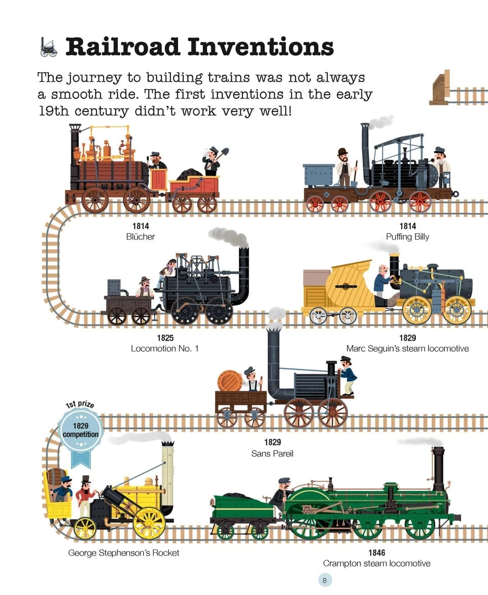 Do You Know?: Trains and Rail Transport Chronicle Books Lil Tulips