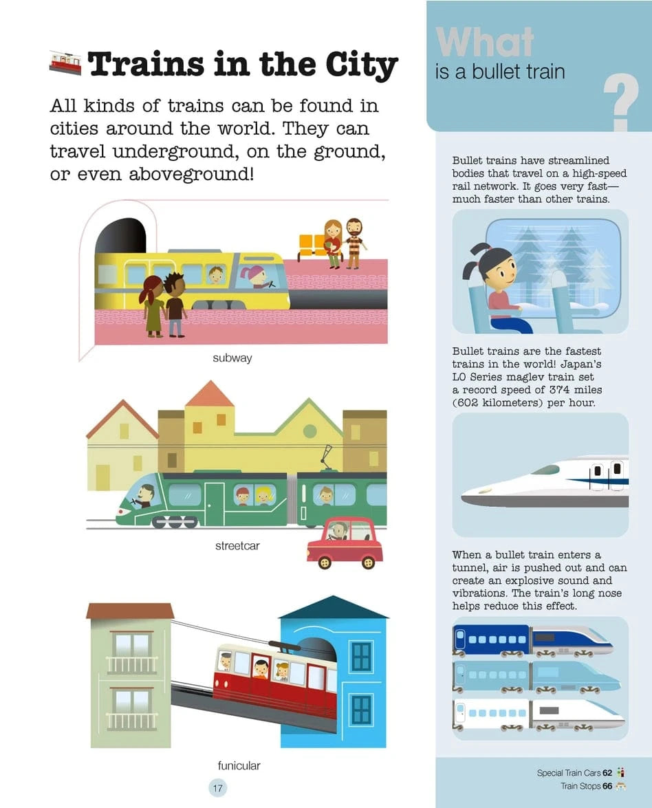 Do You Know?: Trains and Rail Transport Chronicle Books Lil Tulips