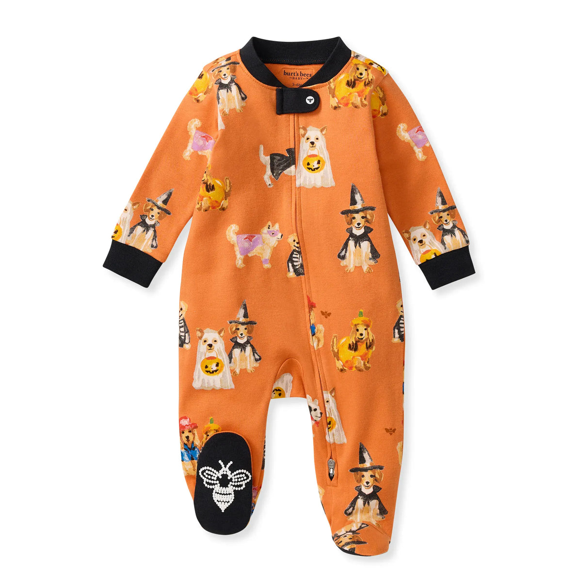 Doggy Dress Up Organic Cotton Sleep & Play Footed Burt's Bees Baby Lil Tulips