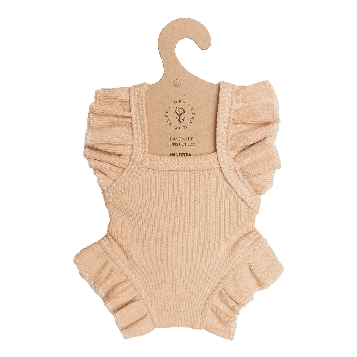 Doll Clothing 34-36cm - Blush Frilled Bodysuit Mrs. Ertha Lil Tulips