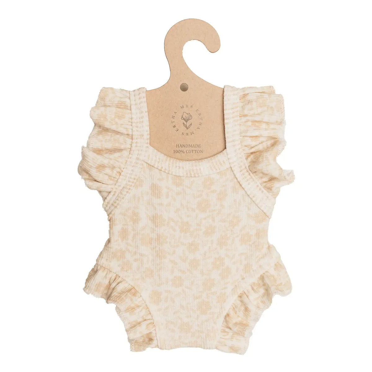 Doll Clothing 34-36cm - Bouquet Silhouette Frilled Bodysuit Mrs. Ertha Lil Tulips