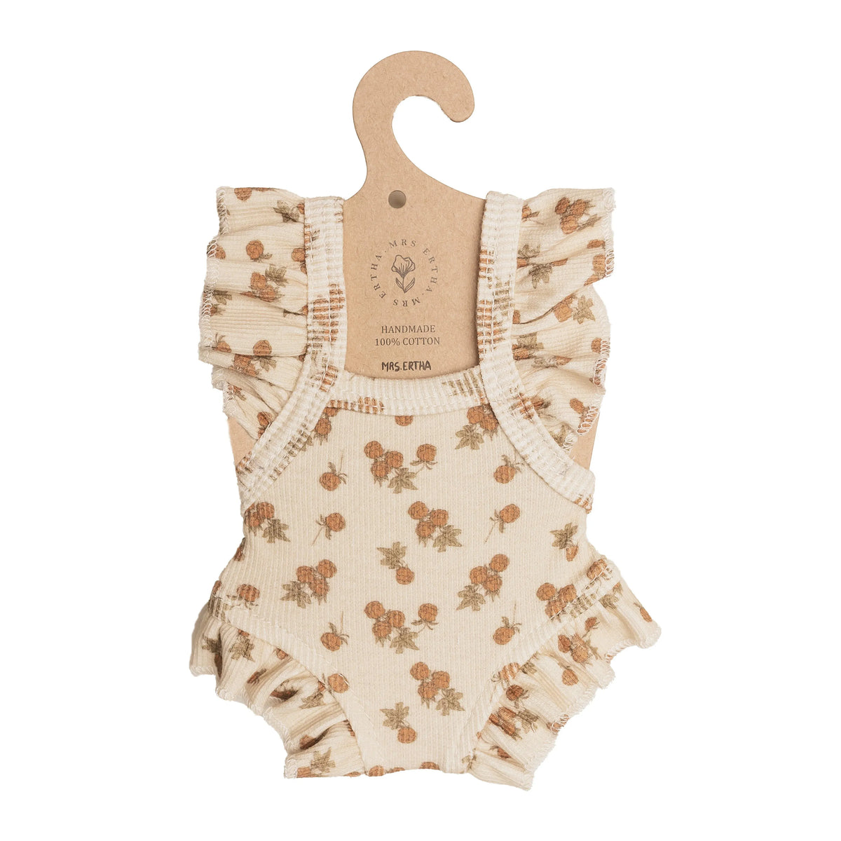 Doll Clothing 34-36cm - Raspberry Bunchs Frilled Bodysuit Mrs. Ertha Lil Tulips