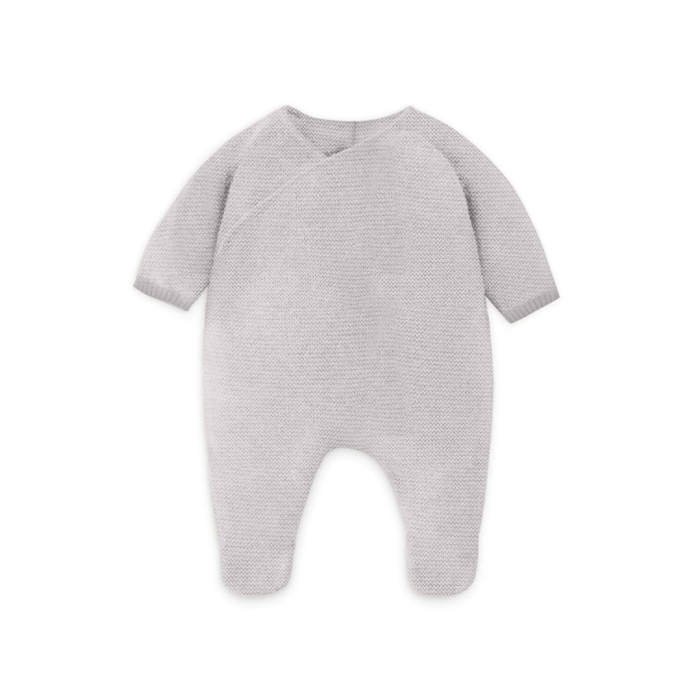 Doll Clothing 8 1/4" - Gray Knitted Pajamas Miniland Lil Tulips