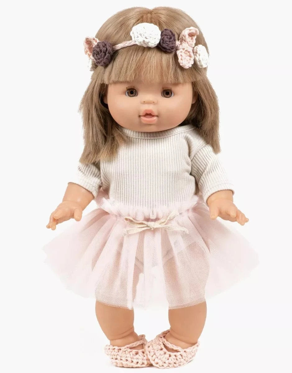 Doll Clothing Alicia Short Tutu in Pink Petal Minikane Lil Tulips