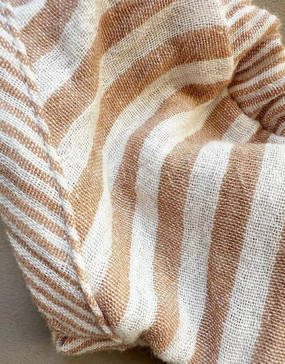 Doll Clothing –     Andrée set in Zephyr striped cotton gauze Minikane Dolls Lil Tulips