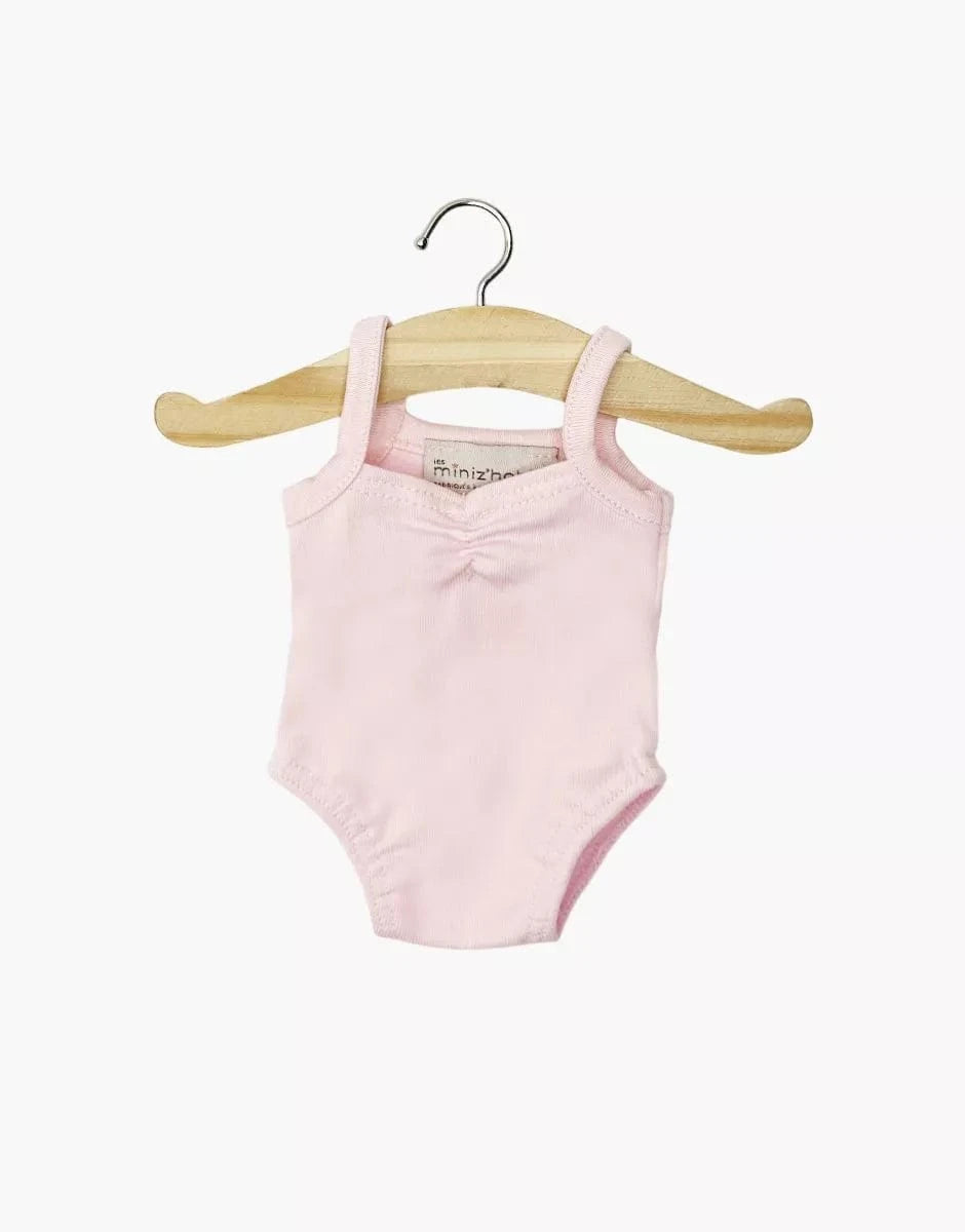 Doll Clothing Anna leotard in pale pink jersey Minikane Lil Tulips