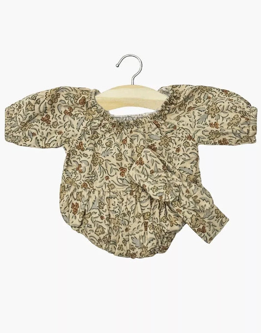 Doll Clothing Bertille Romper and Autumn Flowers Minikane Dolls Lil Tulips