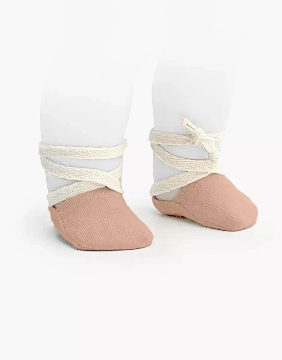 Doll Clothing Brown sugar jersey lace-up dance shoes Minikane Lil Tulips