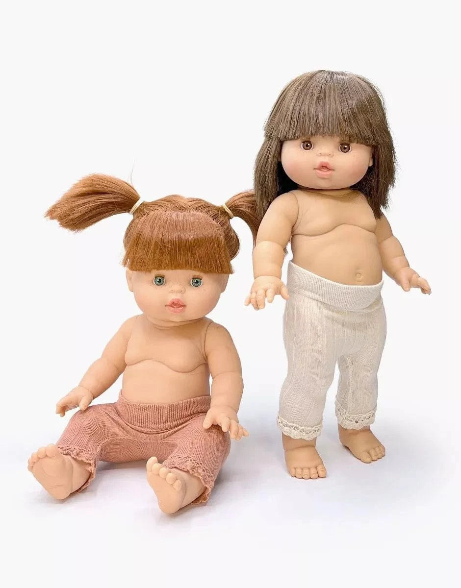 Doll Clothing Chloé Snow White Footless Ruffle Tights Minikane Lil Tulips