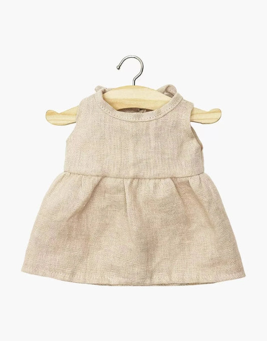 Doll Clothing Faustine Dress in Nude Minikane Lil Tulips