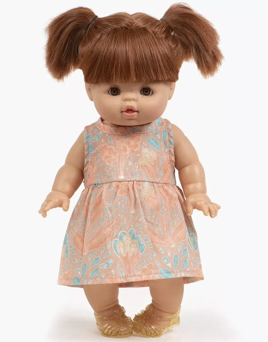 Doll Clothing Faustine sleeveless cotton dress Aquarius Minikane Lil Tulips
