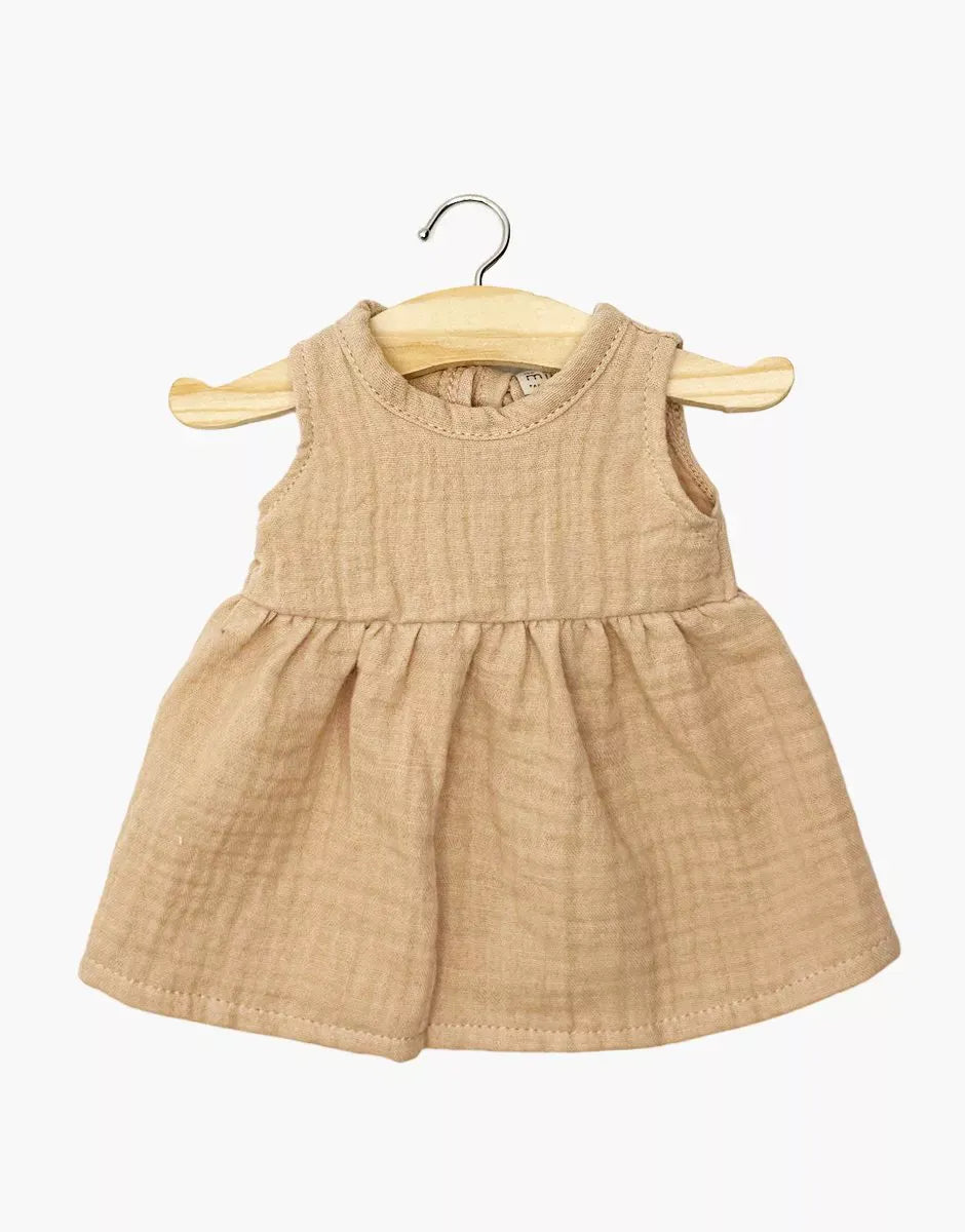 Doll Clothing Faustine sleeveless cotton dress Light Cotton Minikane Lil Tulips