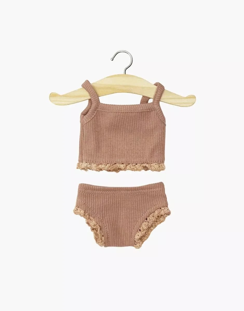 Doll Clothing – Girls' underwear in Clay Pink Minikane Lil Tulips