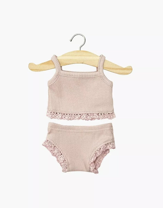 Doll Clothing – Girls' underwear in orchid pink Minikane Lil Tulips