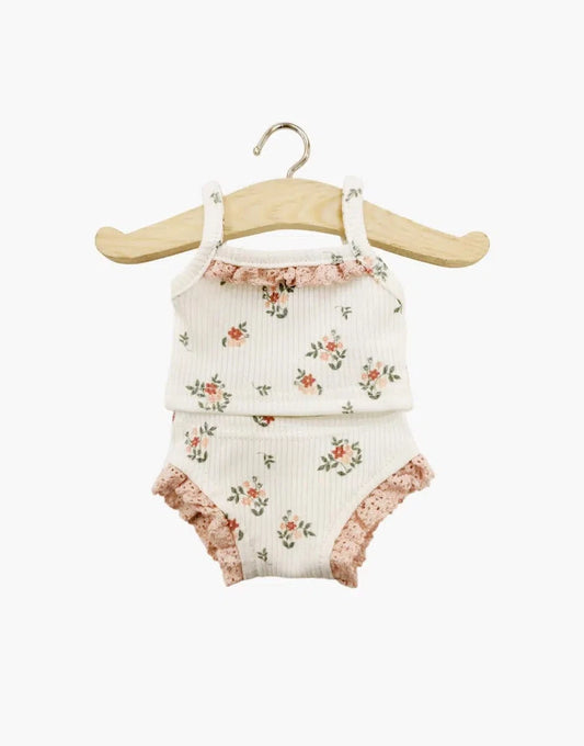 Doll Clothing Girls' Underwear in Small Flowers Minikane Dolls Lil Tulips