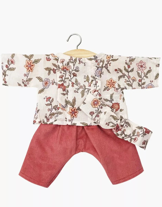 Doll Clothing Gisèle Long Sleeve Lili Set with Headband Minikane Lil Tulips