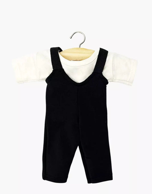 Doll Clothing Hugo dance set in black lycra leotard Minikane Lil Tulips