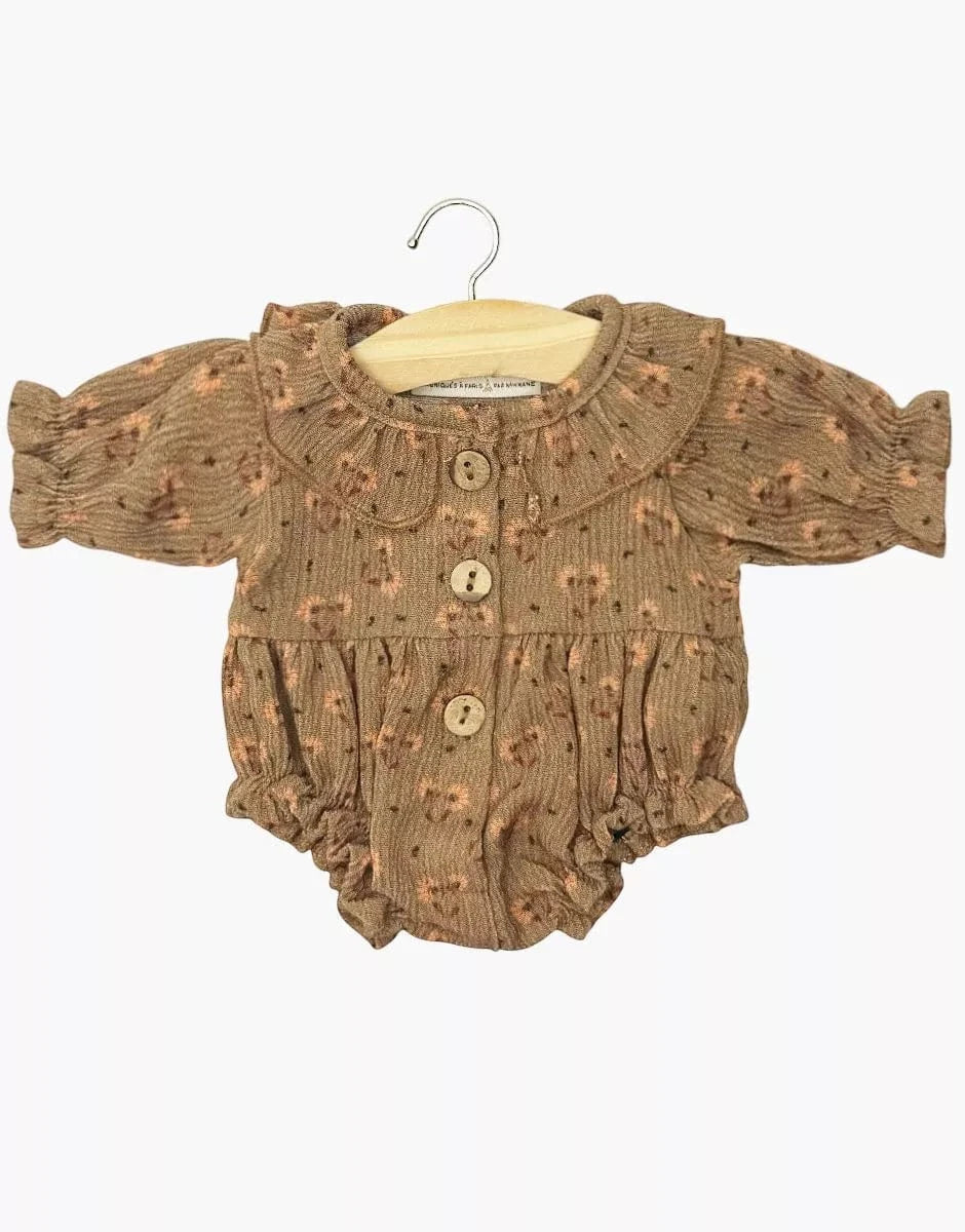 Doll Clothing Léonore long-sleeved crepe romper Éloïse Minikane Lil Tulips