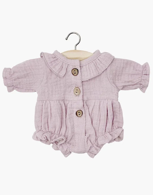 Doll Clothing Léonore Romper in Petal Minikane Dolls Lil Tulips