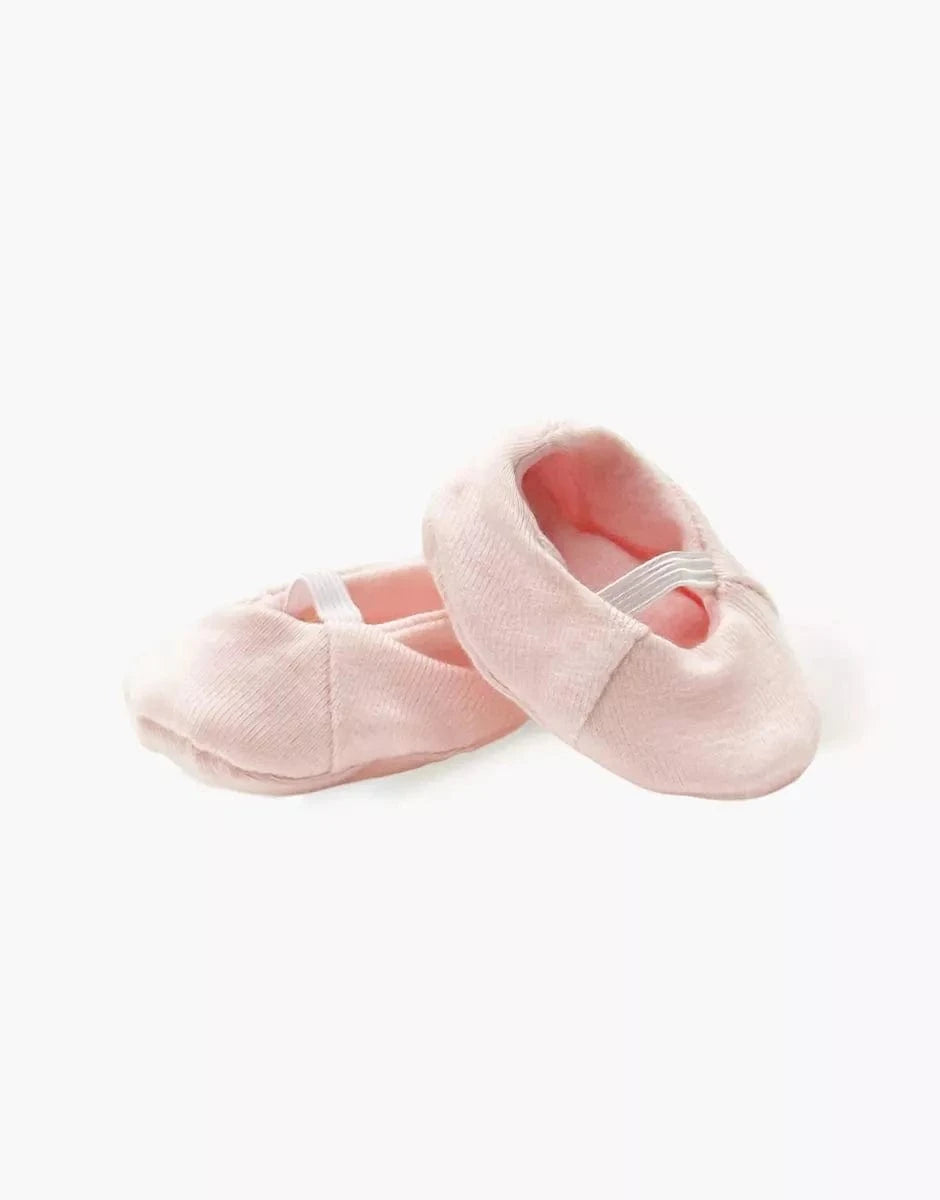 Doll Clothing Pale pink jersey ballerina slippers Minikane Lil Tulips